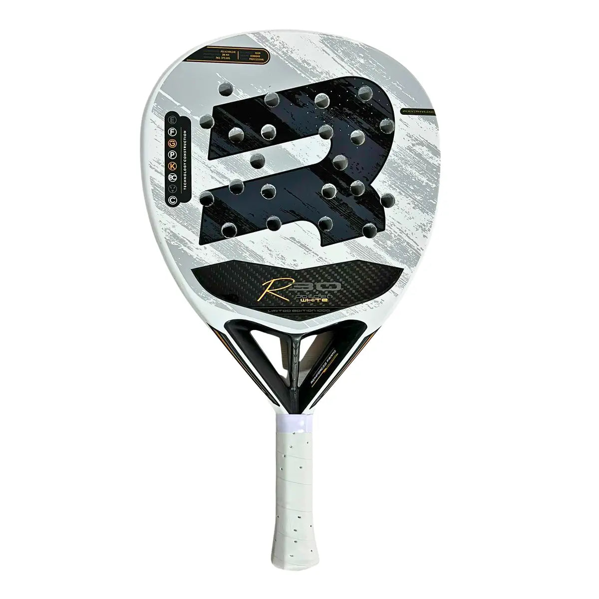 Pala Royal Padel R30 LTD Blanco Dorado 2025