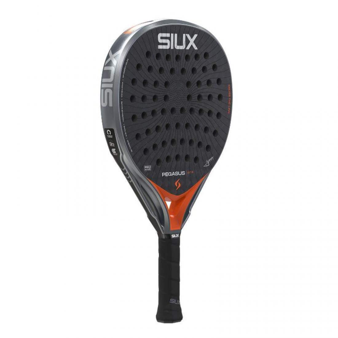 Pala Siux Alex Chozas Pegasus Pro 2026 Gris Naranja