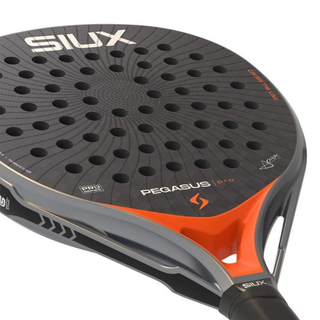 Pala Siux Alex Chozas Pegasus Pro 2026 Gris Naranja