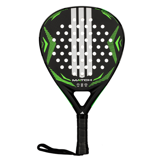 Pala de pádel adidas Match Black Lime 2026