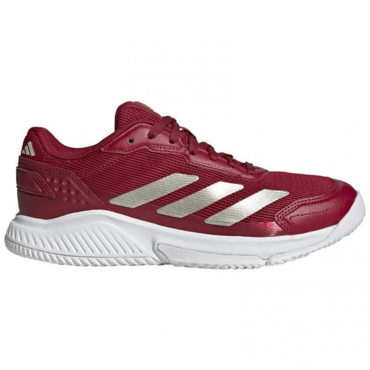 Zapatillas Adidas Courtquick Padel Rojo Mujer